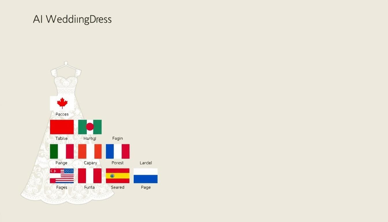 AI wedding dress platform with multiple language support