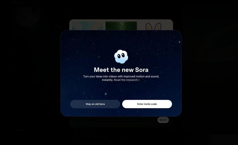 Sora App Interface